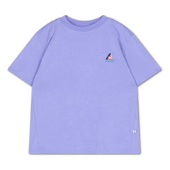 Repose AMS - Camiseta con logo de algodón orgánico | Lila