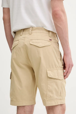 Napapijri Pantalones Cortos Cargo de Algodón para Hombre N-Deline