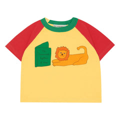 The Campamento - Camiseta de bebé de algodón orgánico Aslan | Amarilla