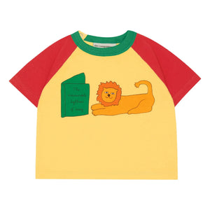 The Campamento - Camiseta de bebé de algodón orgánico Aslan | Amarilla