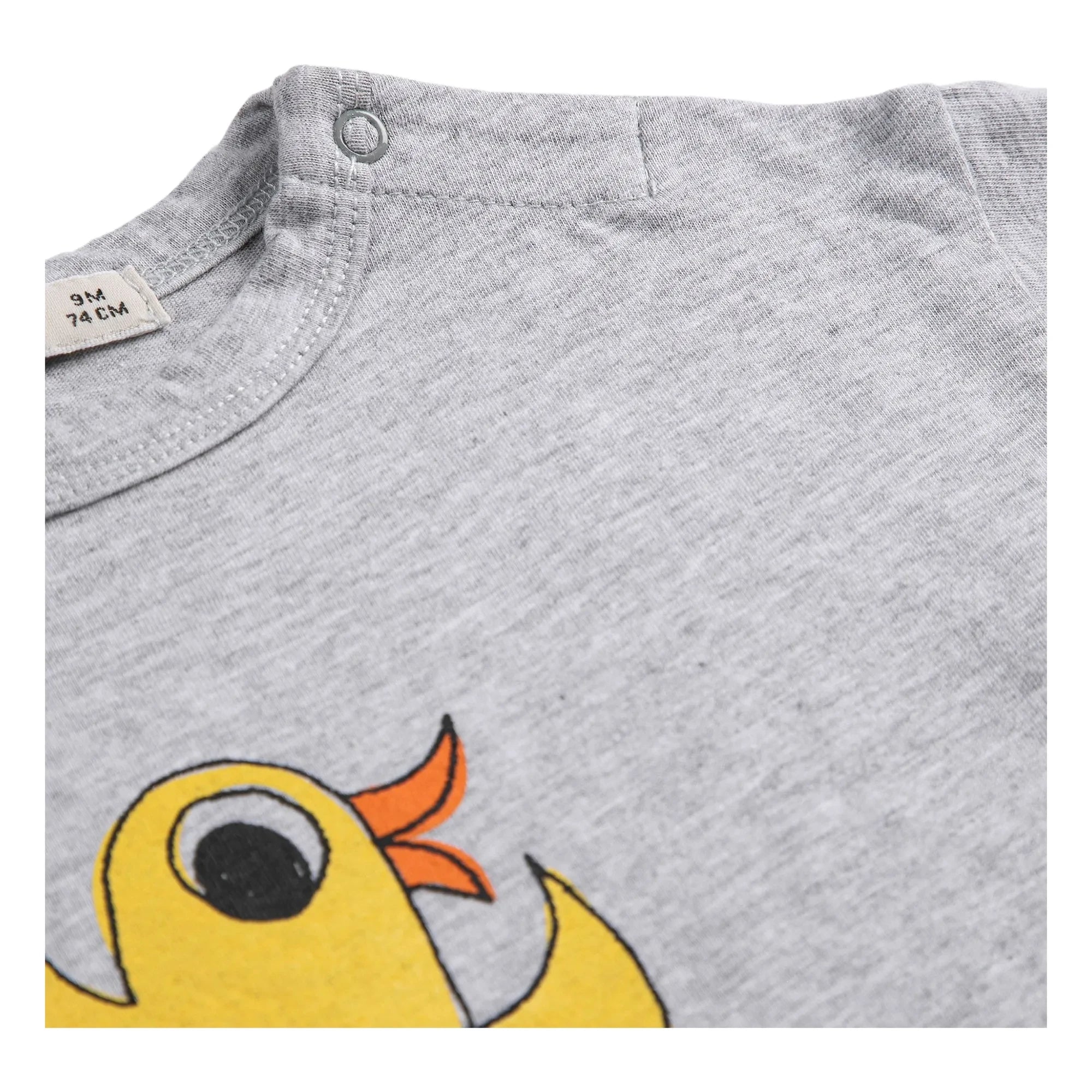 Bobo Choses - Camiseta Bird de algodón orgánico | Gris jaspeado