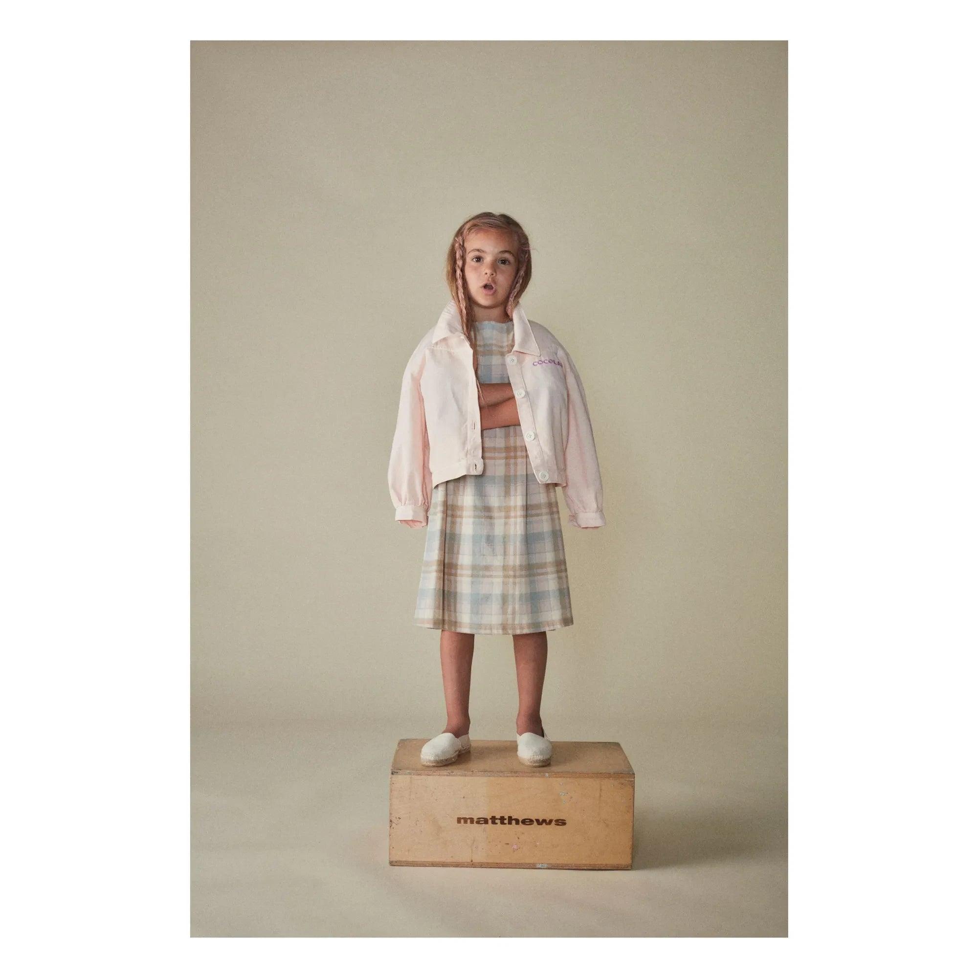 Coco au Lait - Chaqueta de algodón orgánico de Nepal | Rosa