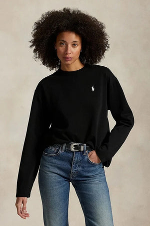 Blusa de algodón de manga larga Polo Ralph Lauren