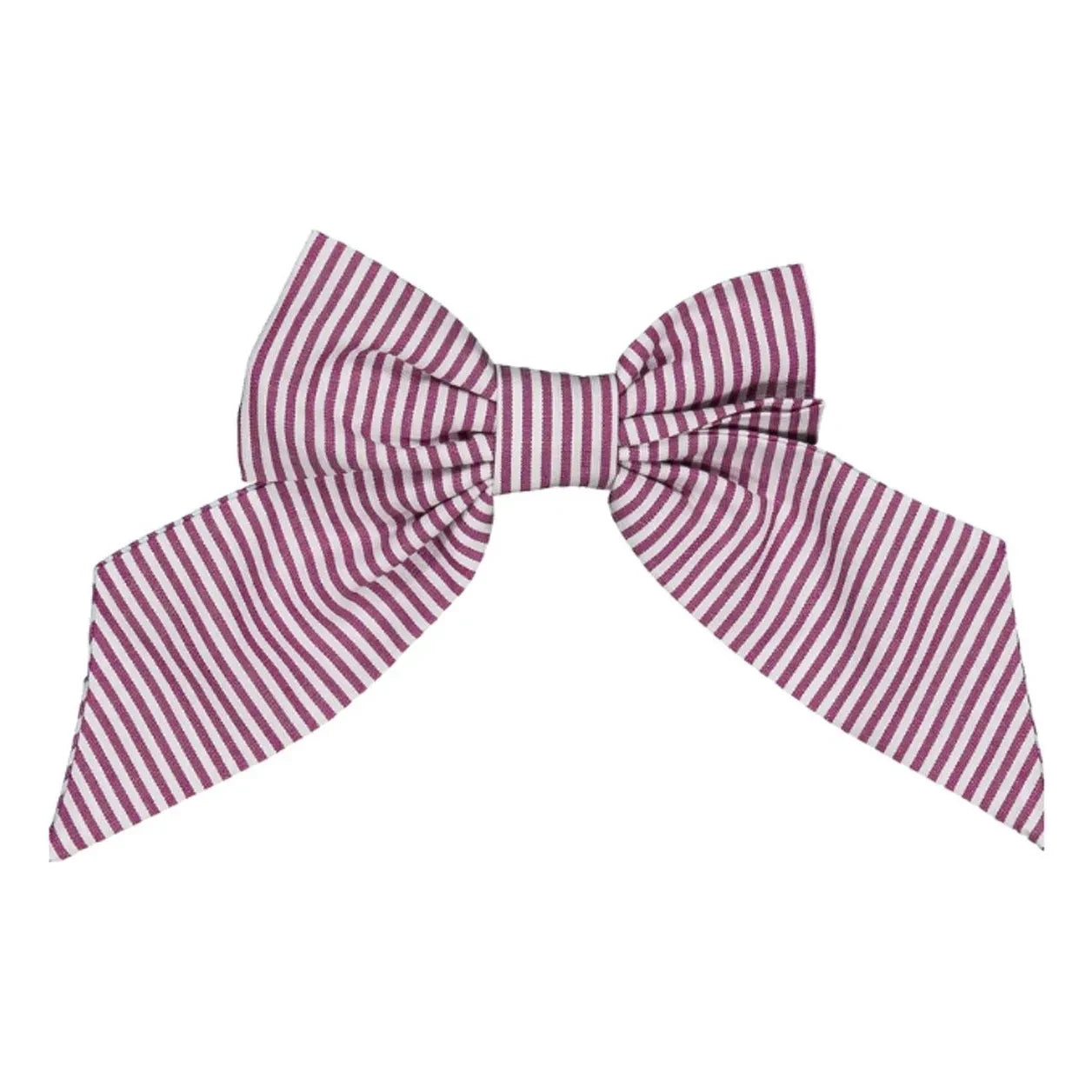 Loir - Pasador para el pelo con lazo de rayas Carlotta | Morado