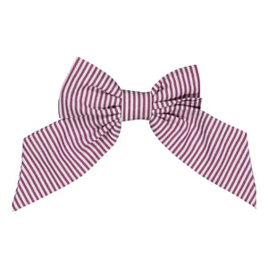 Loir - Pasador para el pelo con lazo de rayas Carlotta | Morado
