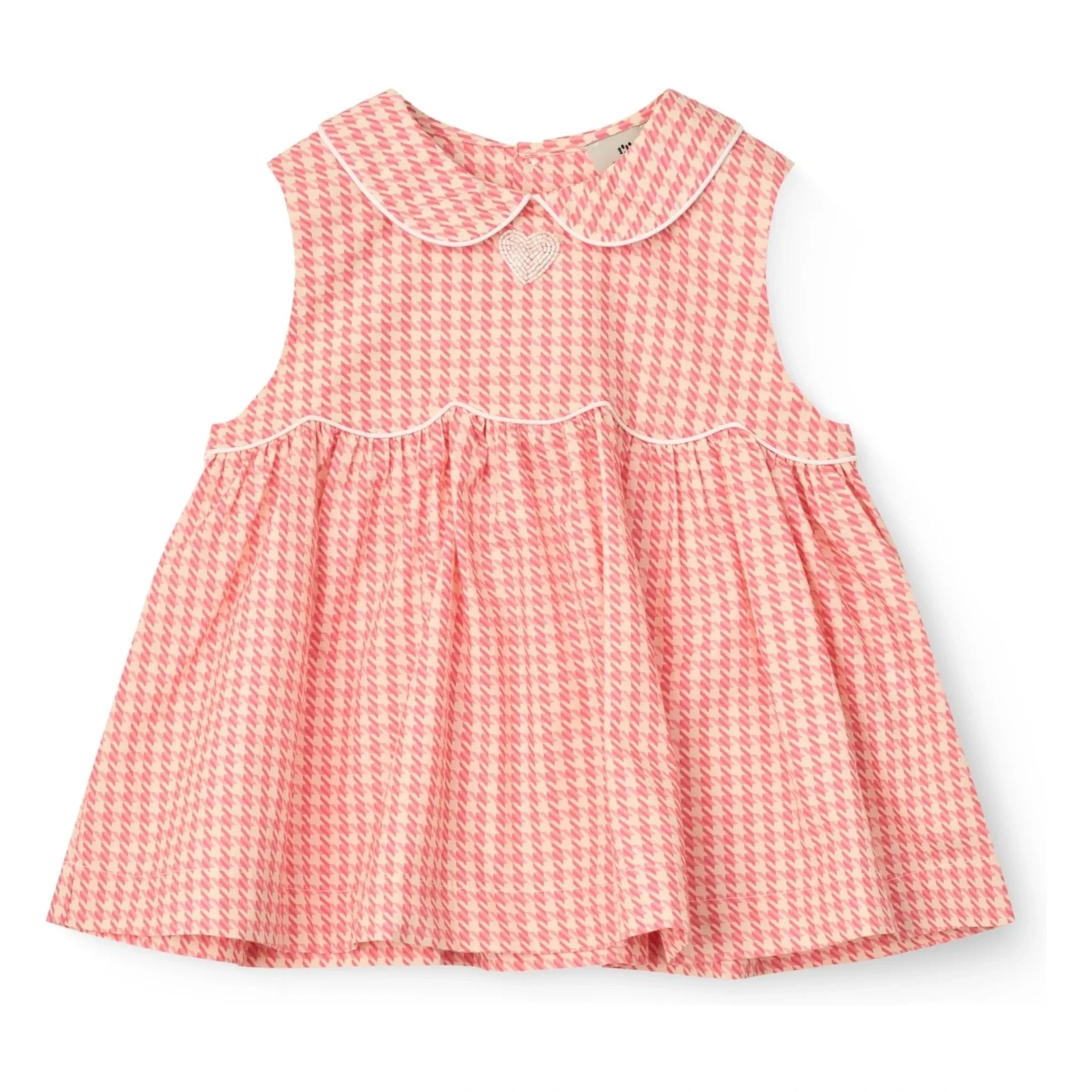 Copenhagen Colors - Blusa de lunares de algodón orgánico | Rosa
