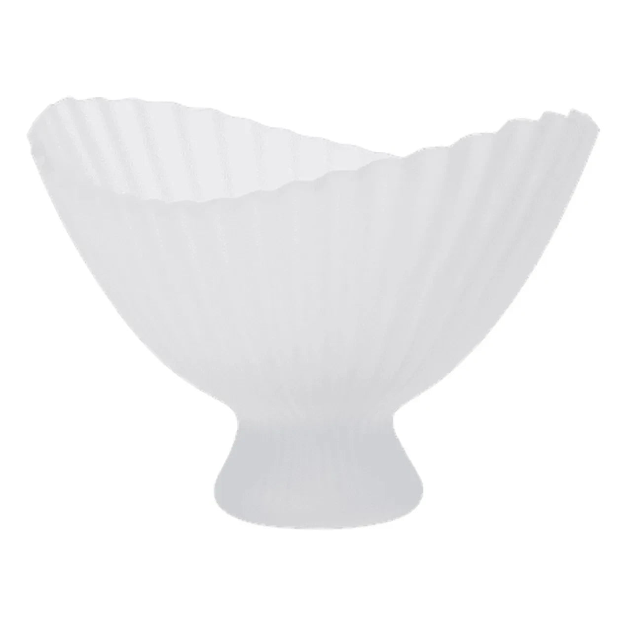 Ferm Living - Cuenco de cristal con pedestal | Blanco