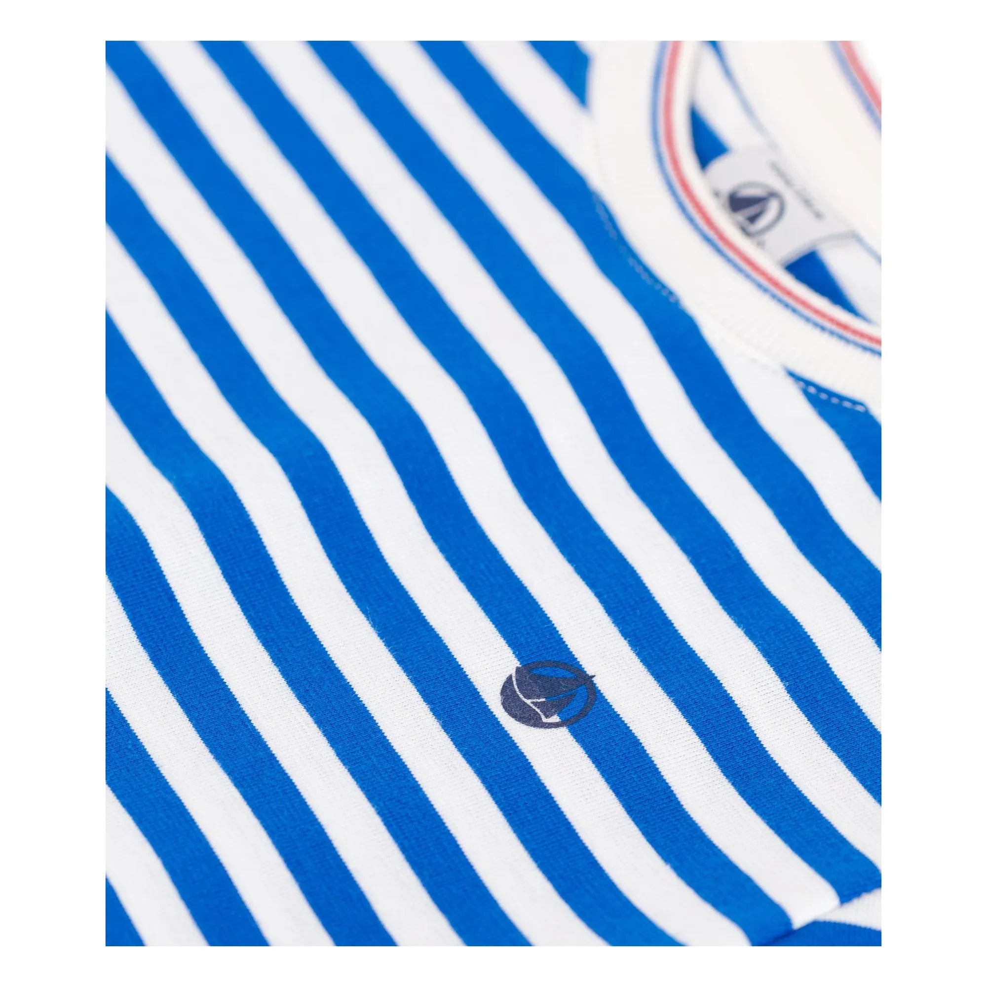 Petit Bateau - Camiseta de algodón orgánico Bipbip | Azul