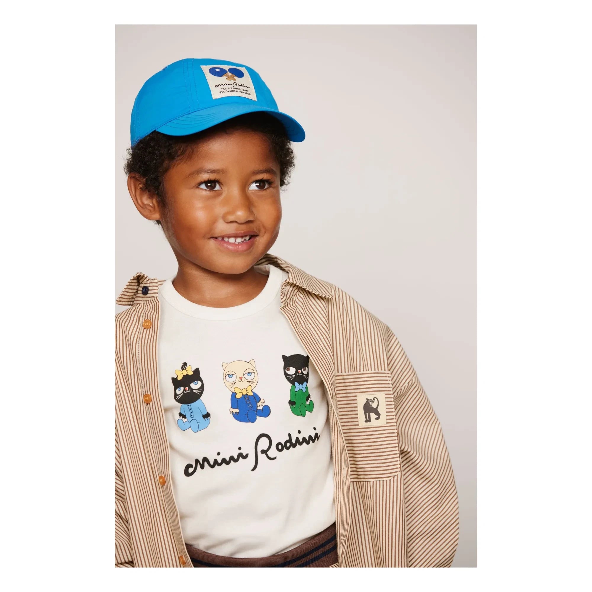 Mini Rodini - Gorra Ping Pong Fibra Reciclada | Azul