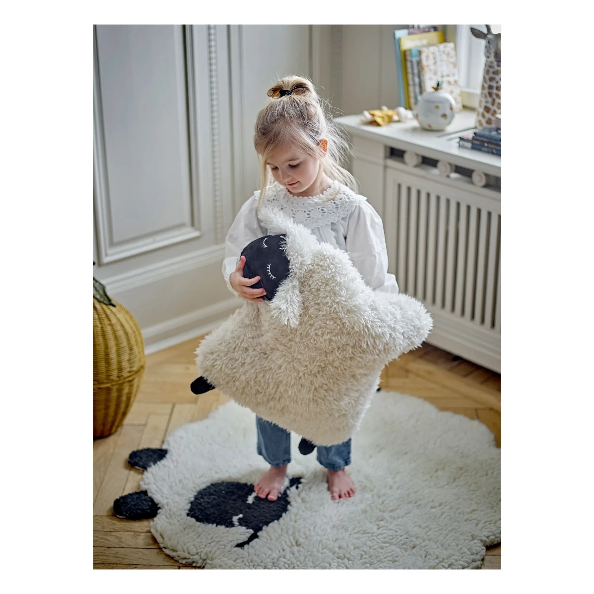 Bloomingville Mini - Alfombra Dolly | Blanco