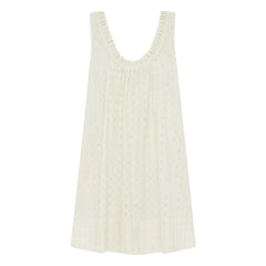 Peony - Vestido de verano bordado | Blanco