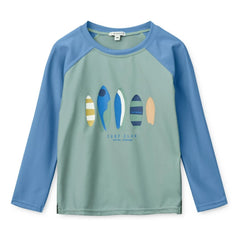 Liewood - Camiseta Noah Surf con protección UV Fibras Recicladas | Azul