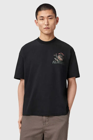 Camiseta Oversize de Algodón para Hombre AllSaints CACTI