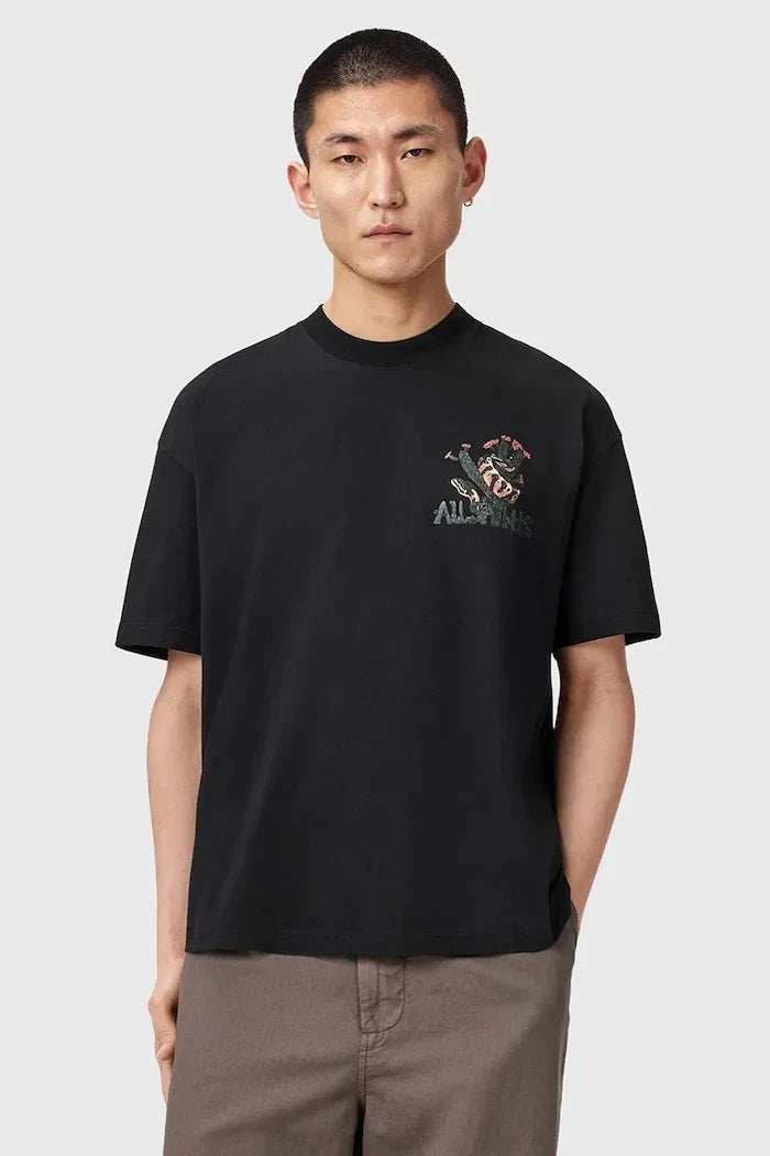 Camiseta Oversize de Algodón para Hombre AllSaints CACTI