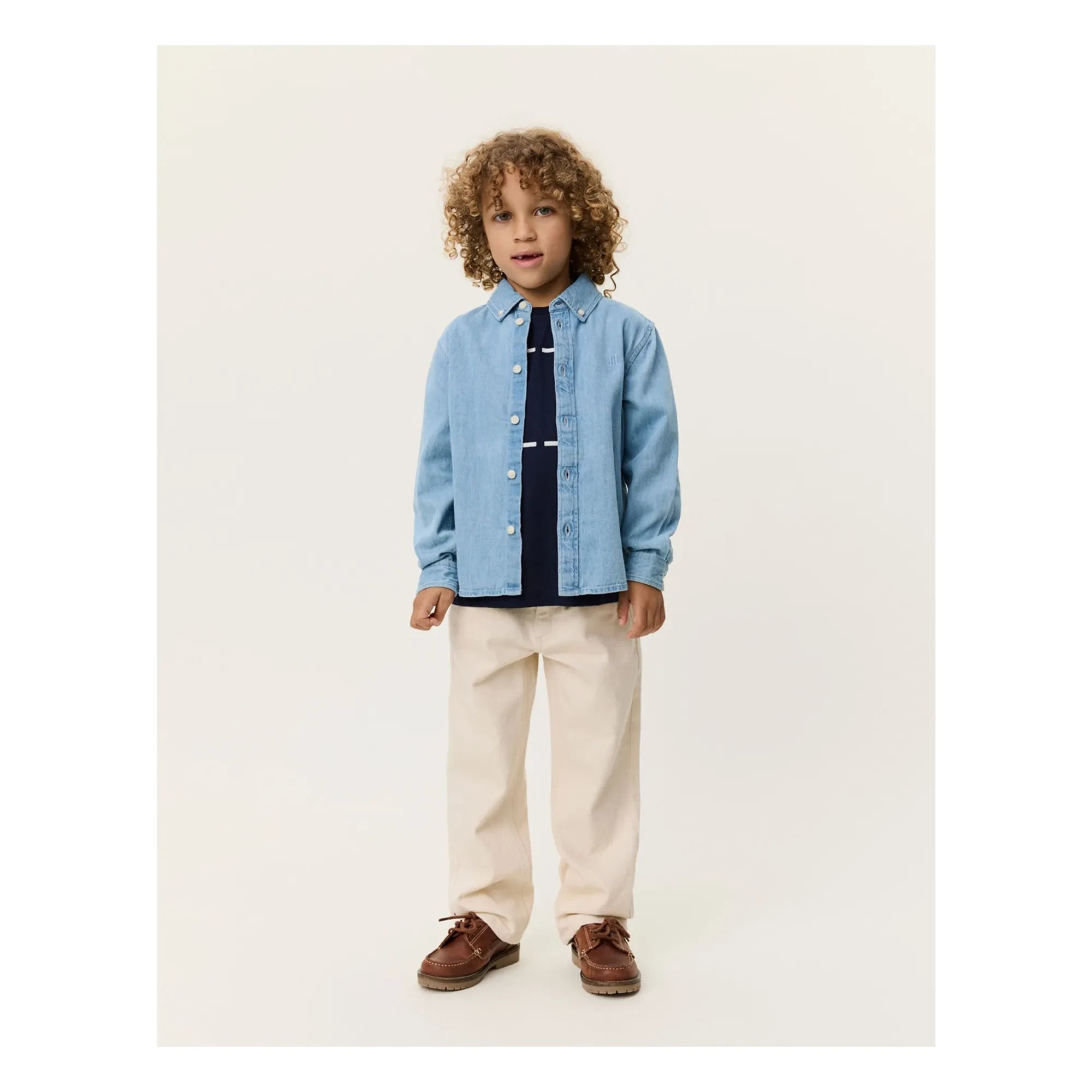 Les Deux - Camisa vaquera Konrad | Azul lavado