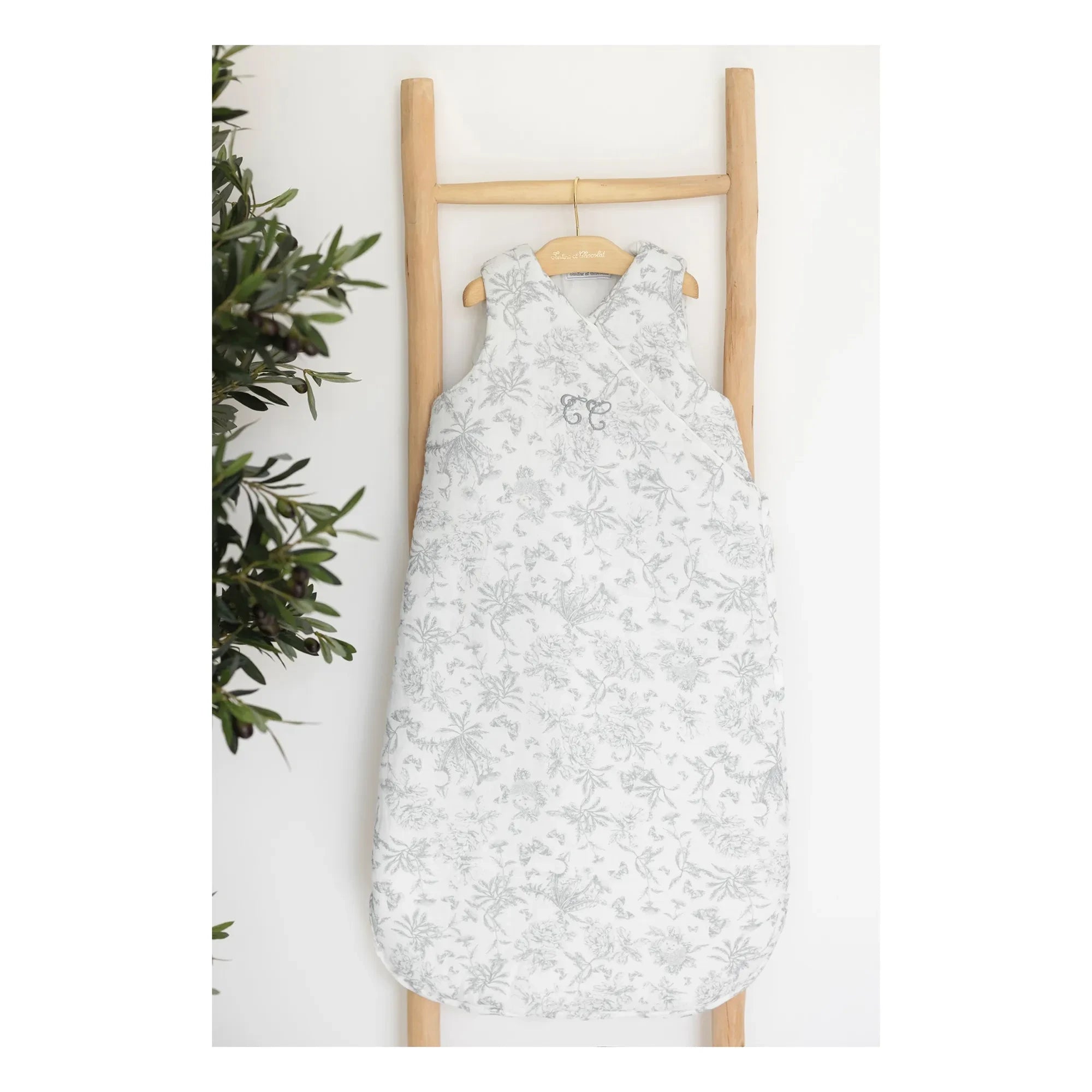 Tartine et Chocolat - Saco de Dormir de Toile de Jouy | Gris