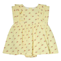Tocoto Vintage - Vestido de volantes floreado para bebé