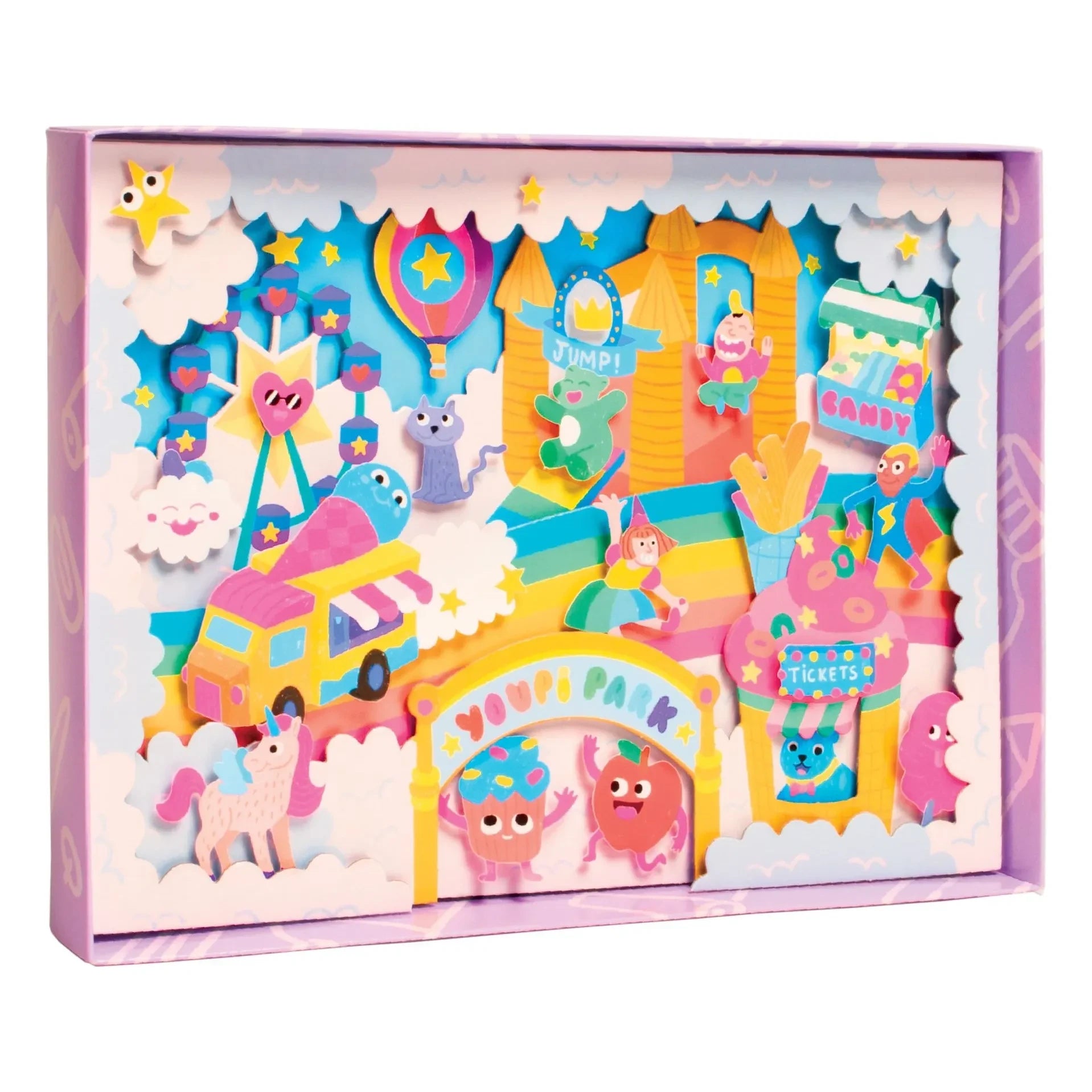 Omy x Gallimard Jeunesse - Colorear en 3D Youpi Park