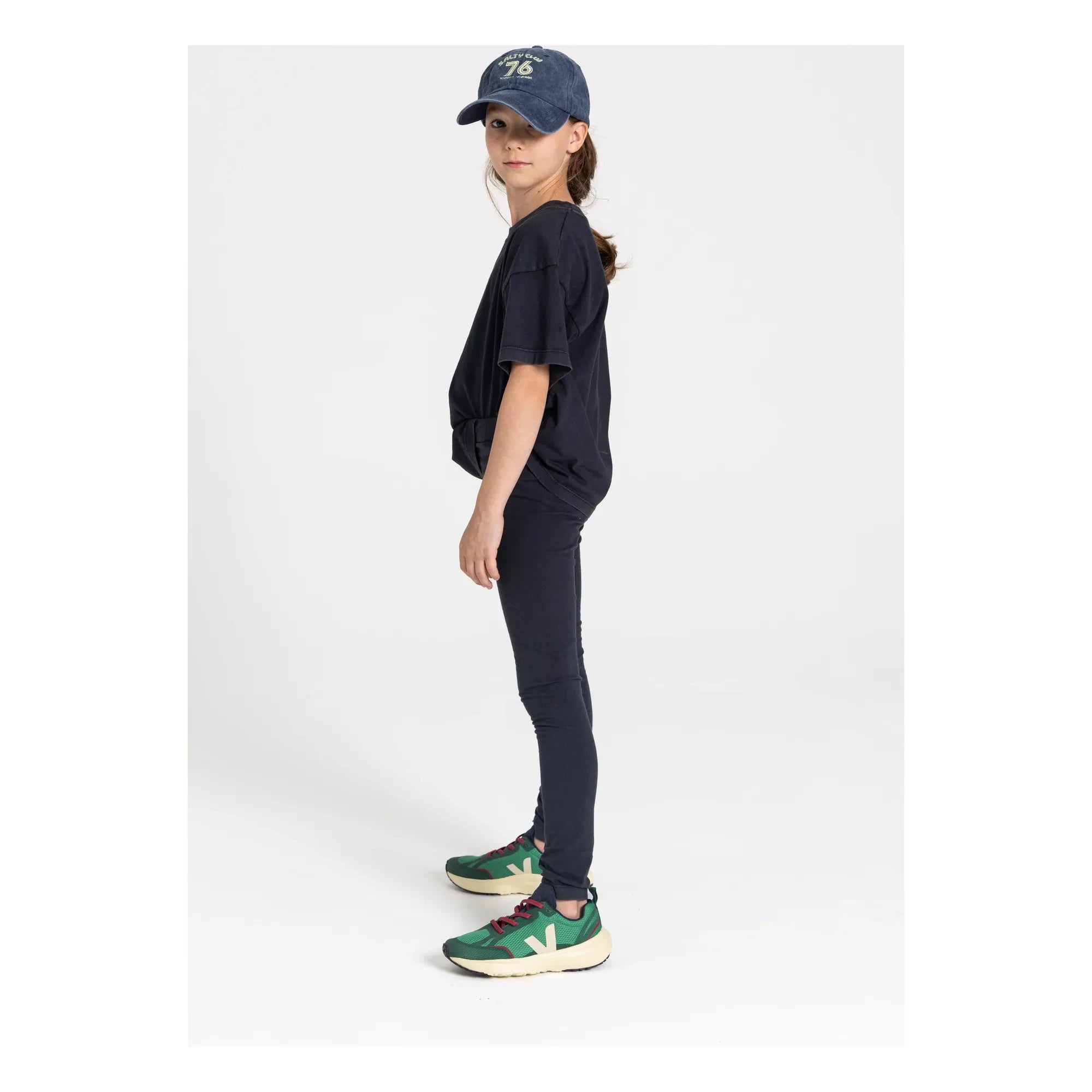 Smallable Kid - Mallas de algodón orgánico Lou | Negro
