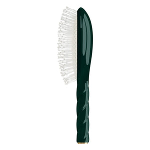 La Bonne Brosse - Cepillo de pelo Twist Nº04 - Desenredante y masajeador | Verde esmeralda