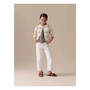 Bonpoint - Pantalones Eloha de algodón orgánico | Blanco