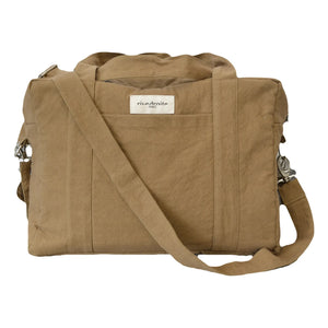 rivedroite - Darcy Bolsa de pañales de algodón reciclado - Edición exclusiva de Right Bank x Smallable | Tabaco