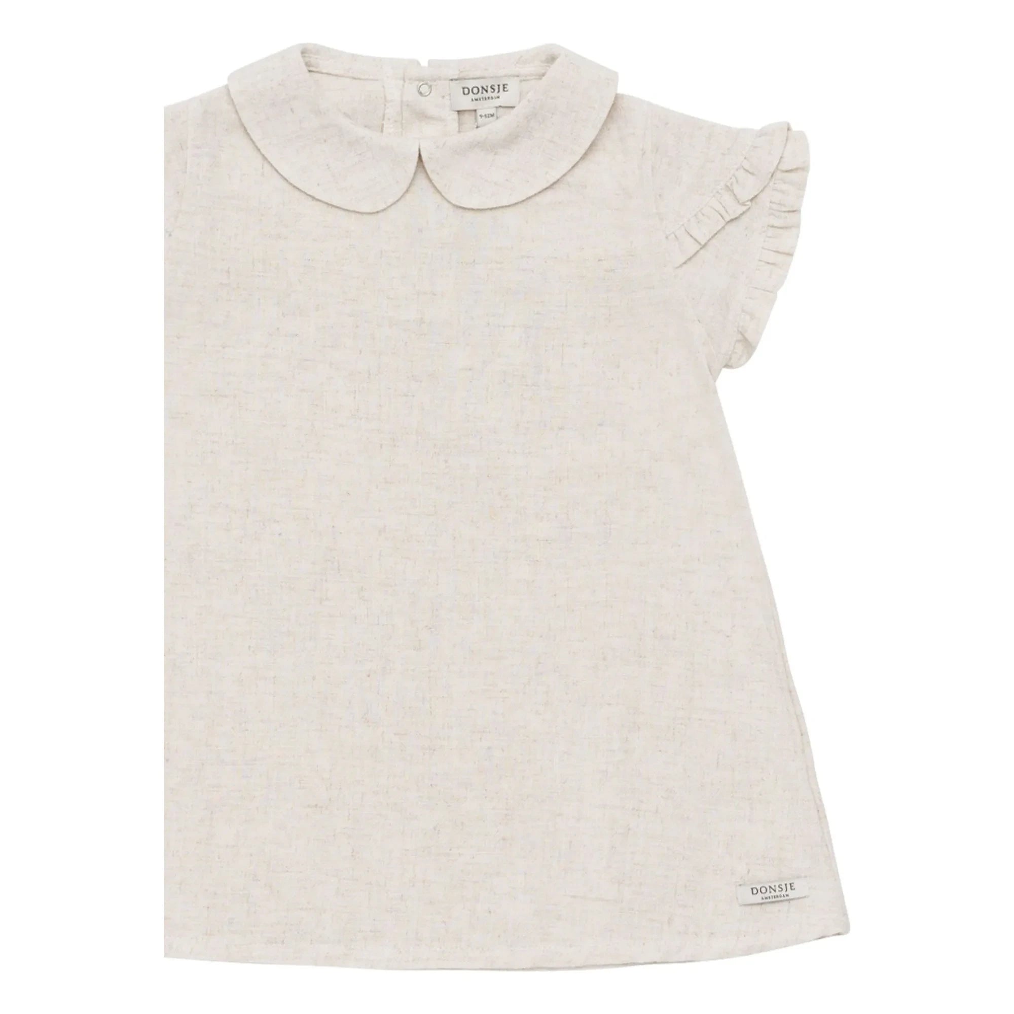 Donsje - Vestido Flien Claudine | Blanco jaspeado