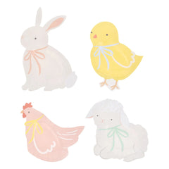 Meri Meri - Platos de Animales de Primavera - Juego de 8