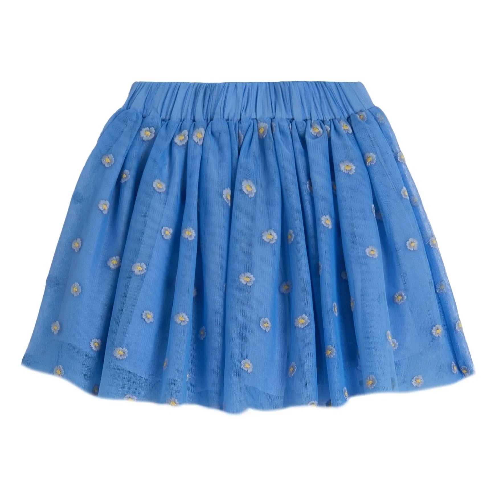 Stella McCartney Kids - Falda floral Tul Algodón orgánico | Azul