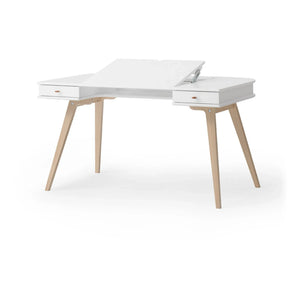 Oliver Furniture - Mesa de madera, 66 cm | Blanca