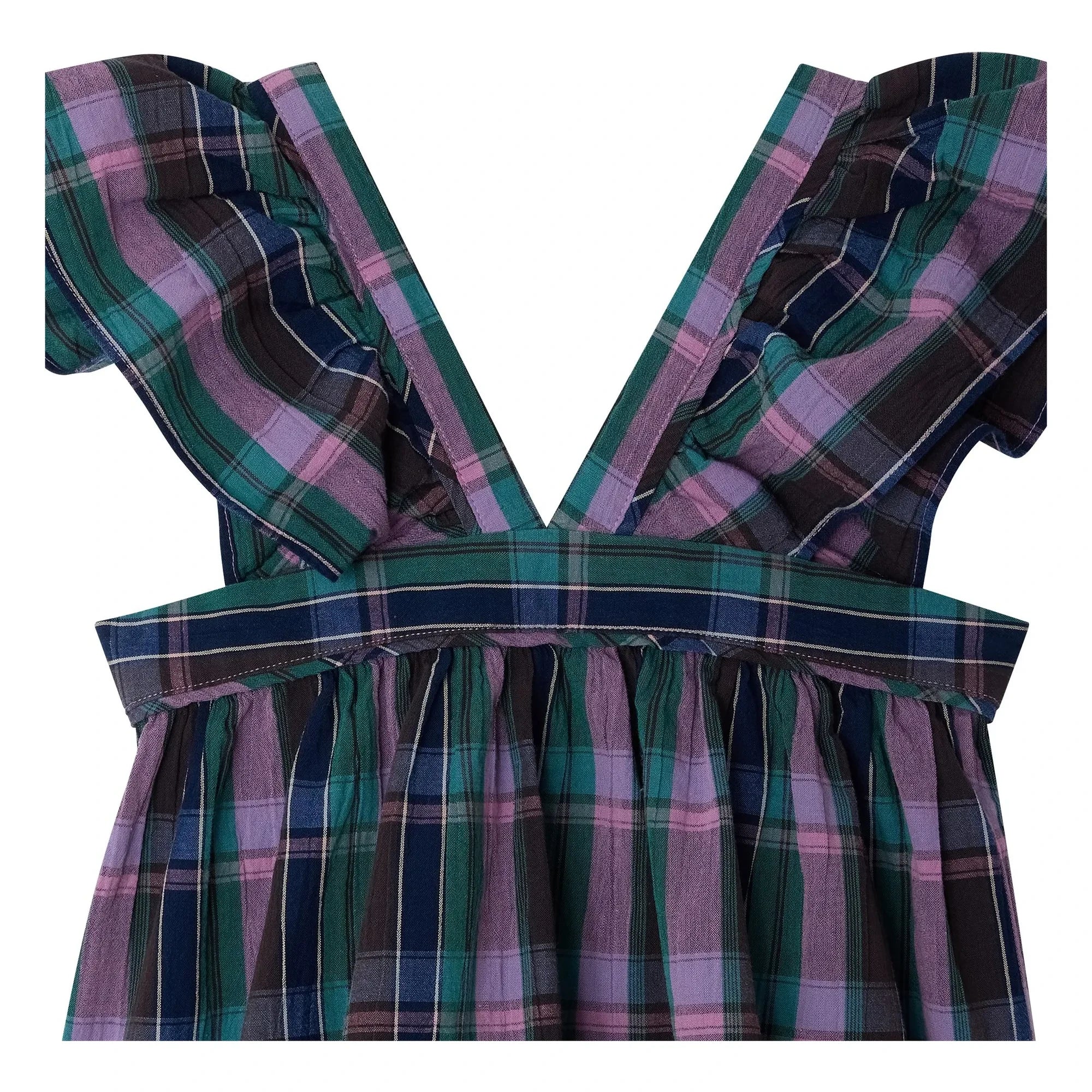 Bonpoint - Blusa de algodón orgánico Elea Carreaux | Morado
