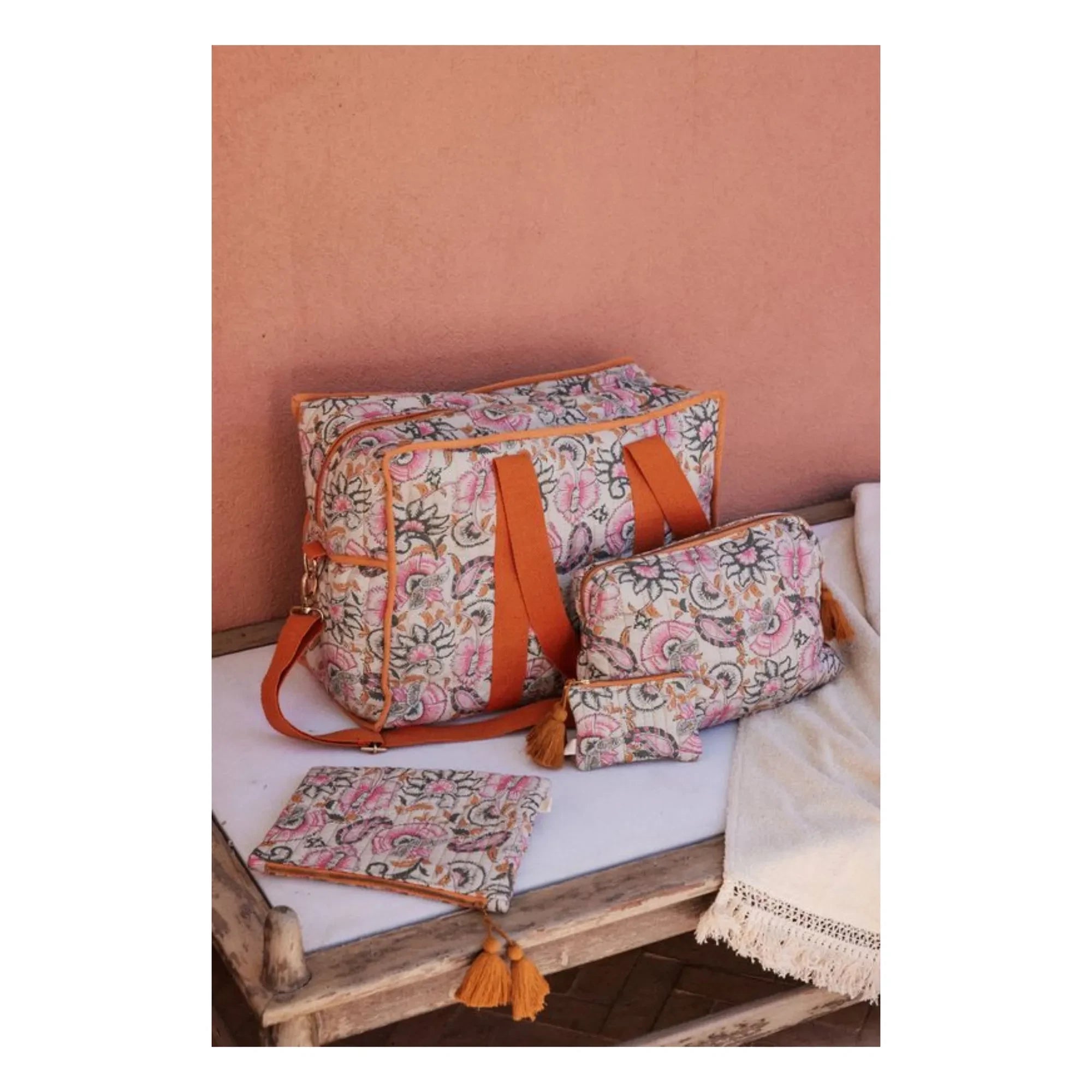 Louise Misha - Bolso Lilio de 36 horas en algodón orgánico | Naranja