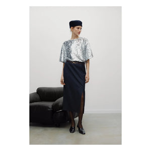 the new society - Muse Blusa de Lentejuelas | Plateado
