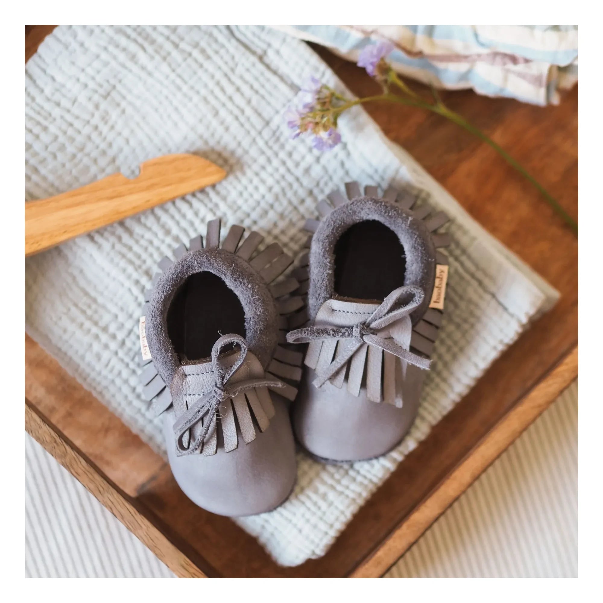 Baobaby - Zapatillas con borlas | Gris