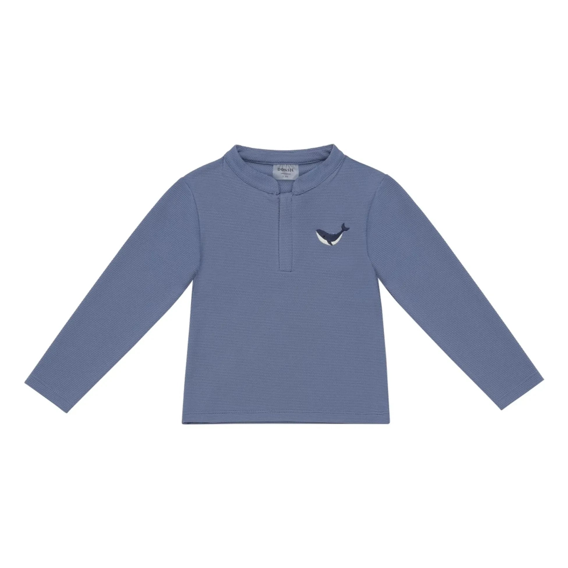 Donsje - Camiseta Harvie Whale con protección UV | Azul real