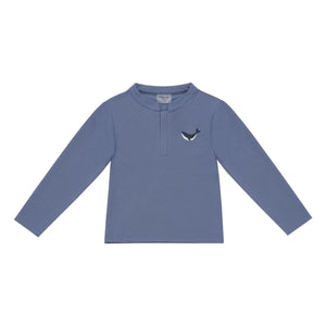 Donsje - Camiseta Harvie Whale con protección UV | Azul real