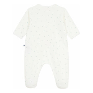 Petit Bateau - Pijama Dormilón Pati de Algodón Orgánico | Blanco