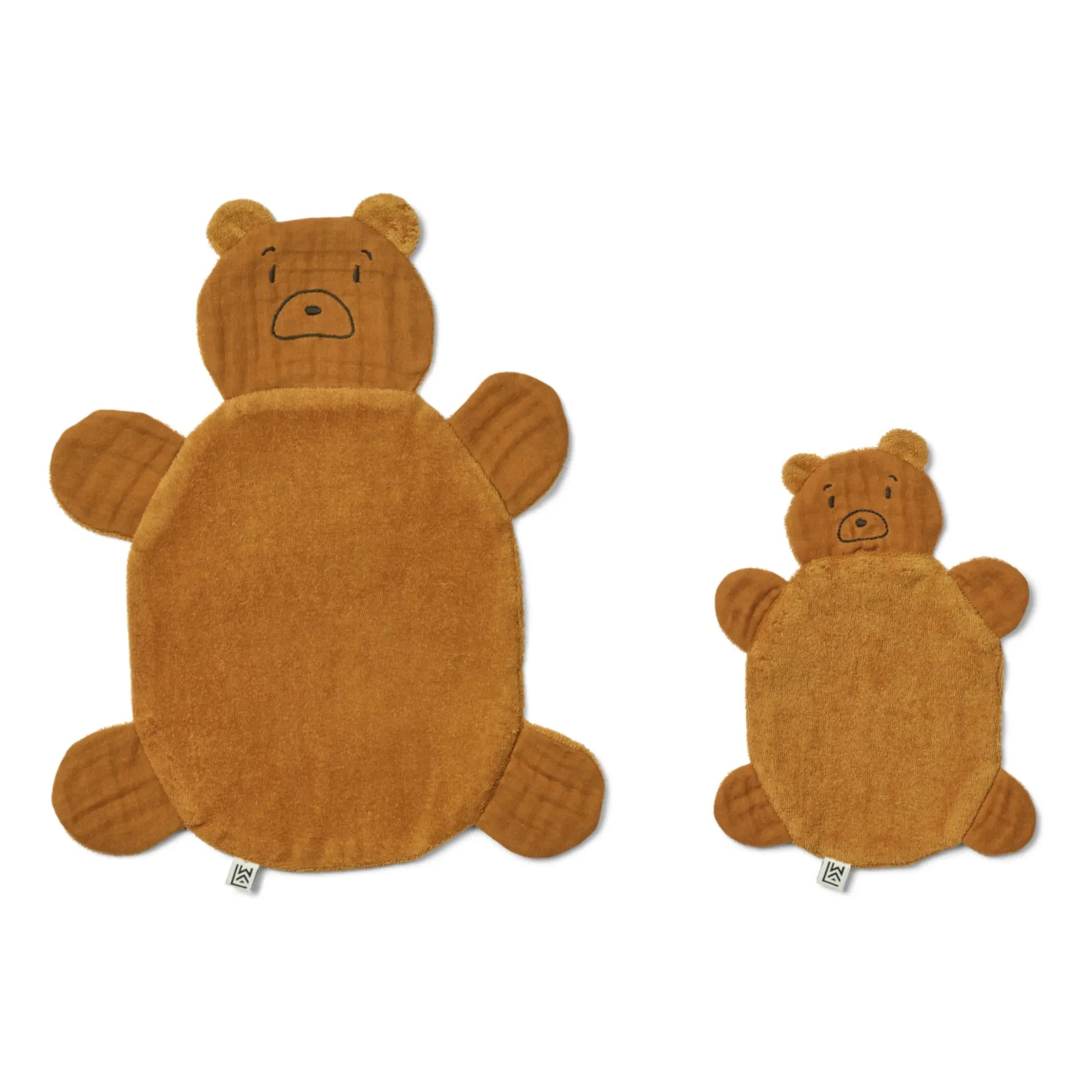Liewood - Janai Cuddly Wrap - 2'li Set | Mr bear/Altın Karamel