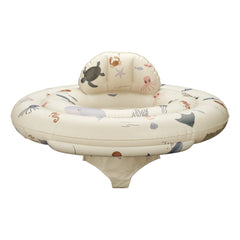 Liewood - Flotador de asiento para bebés Dawn | Criaturas marinas/Arena
