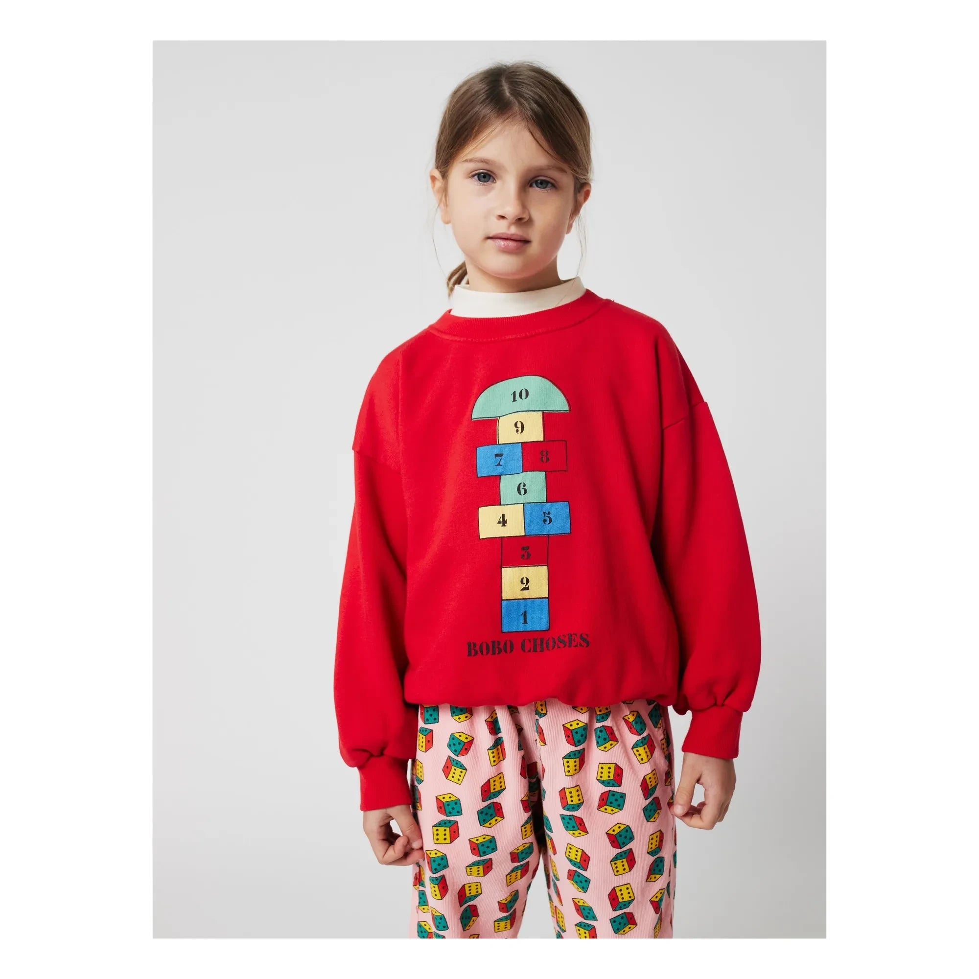 Bobo Choses - Sudadera de algodón orgánico Marelle | Rojo