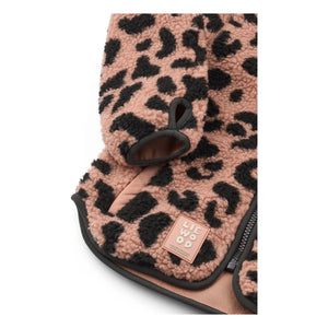 Liewood - Nolan Leopar Geri Dönüştürülmüş Elyaf Sherpa Ceket | Soluk Pembe