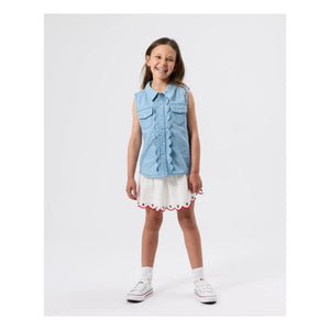 Goldie + Ace - Falda fresa | Marfil