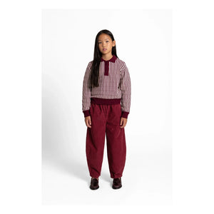 Smallable Kid - Pantalones Balloon Ginger | Rojo cereza