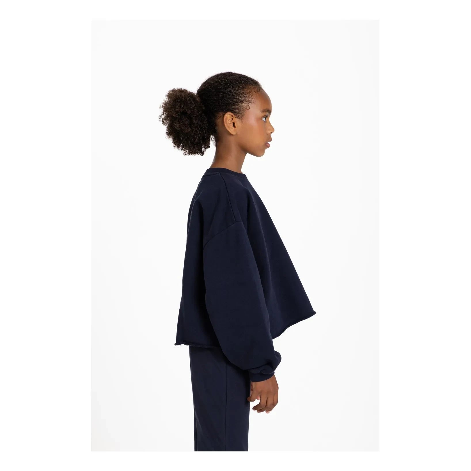 Sudadera de algodón orgánico Kensington para niños pequeños | Azul marino