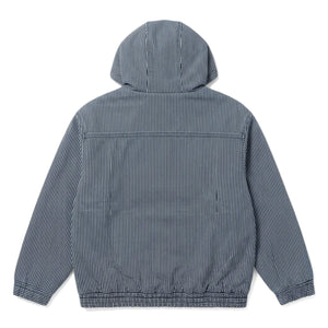 Hundred Pieces - Wyatt Denim Chaqueta de rayas | Índigo azul