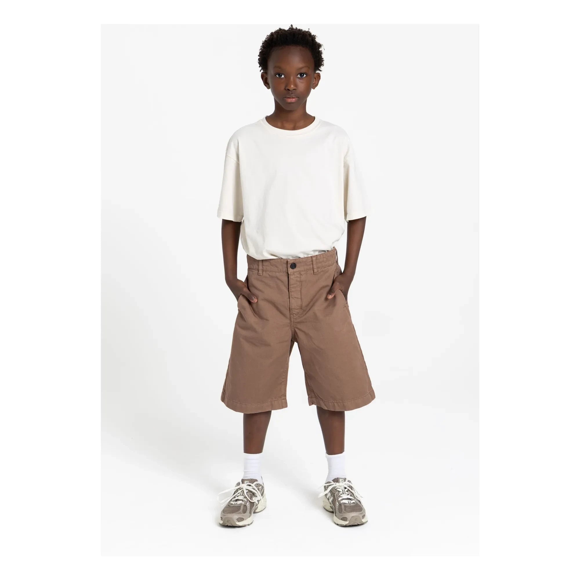 Finger in the nose - Jacob Chino Short Large | Marrón mate