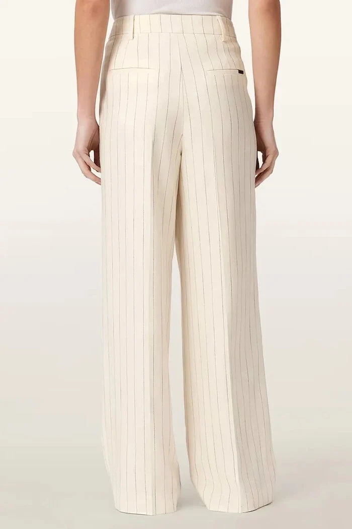 AllSaints pantalón de mujer viscosa pierna ancha OLGA