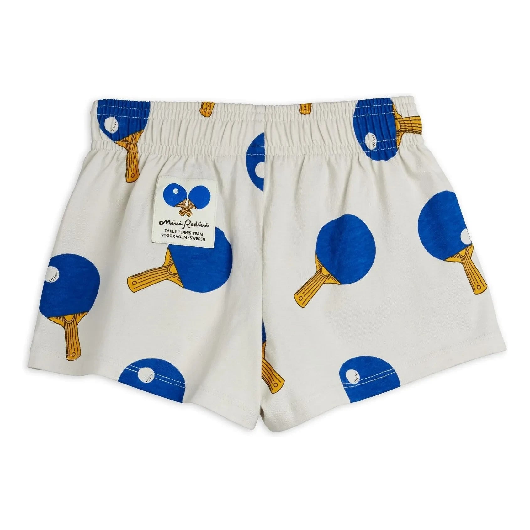 Mini Rodini - Pantalones cortos de ping pong de algodón orgánico | Gris