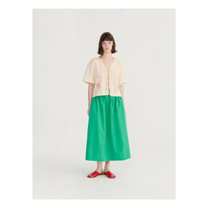 Bobo Choses - Blusa bordada de algodón orgánico | Crema