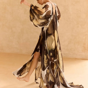 Mes Demoiselles - Pucha Keten Elbise | Gri